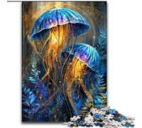 Puzzles pour Adultes, 1 000 pièces, Puzzles de méduses Magiques pour Adultes, 1 000 activités familiales Amusantes, Parfaits pour Les Anniversaires et Les Vacances (Taille 26x38cm)