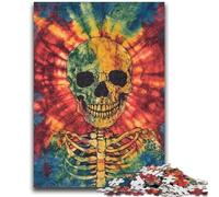 Puzzles pour Adultes, 1 000 pièces, squelettes fantastiques, pour Adolescents, Jeu Stimulant, décoration Murale, Cadeaux Uniques pour Anniversaire et Noël, 38x26cm