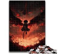 Puzzles pour Adultes, 1 000 Puzzles d'anges démoniaques animés, Un Jeu Stimulant, idéal comme Cadeau pour Toute la Famille (26x38cm)