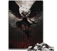 Puzzles pour Adultes, 1 000 Puzzles d'anges démoniaques animés, Un Jeu Stimulant, idéal comme Cadeau pour Toute la Famille (26x38cm)