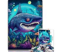 Puzzles pour Adultes 1 000 Puzzles de Monstres Floraux Profonds pour Adolescents Jeu Stimulant pour Tous Les âges Cadeaux pour Hommes et Femmes 38x26cm