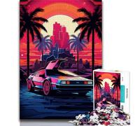 Puzzles pour Adultes 1 000 Puzzles de Voitures de Sport Fluo pour Adolescents, Chaque pièce est Unique - Jeu Familial Stimulant et Amusant (Taille 38x26cm)