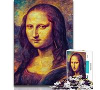 Puzzles pour Adultes 1 000 Puzzles Mona Lisa pour Adultes, éducatifs et éducatifs, idéal comme Cadeau pour Toute la Famille (Taille 75x50cm)