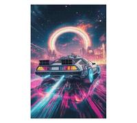 Puzzles pour Adultes : 1 000 Puzzles Retour vers Le Futur pour Adultes et Enfants, Jeux de Divertissement à domicile-50x70cm