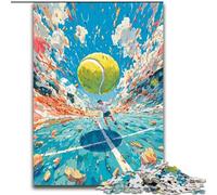 Puzzles pour Adultes 1 000 Sports de Tennis, Anti-Stress, défi Difficile, Cadeaux du Père Noël Secret pour Les 14 Ans et Plus (Taille 50x75cm)