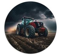 Puzzles pour Adultes : 1 000 tracteurs agricoles Ronds en Papier, décoration d'intérieur colorée et Jeu Familial interactif, (67,5 x 67,5 cm)