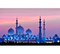 Puzzles pour Adultes : 100 La Plus Grande mosquée des Émirats Arabes Unis (45,5 x 35,5 cm)
