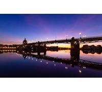 Puzzles pour Adultes 100 pièces France Toulouse Pont Saint-Pierre Garonne 45,5 x 35,5 cm