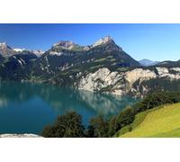 Puzzles pour Adultes 100 pièces Paysage Puzzles pour Adultes Cadeaux, Paysage, Montagnes, Suisse 45,5 x 35,5 cm
