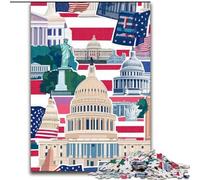 Puzzles pour Adultes 1000 Affiches de Voyage Autour du Monde, Analyse et logique, avec pièces de Formes aléatoires entièrement emboîtables, à partir de 14 Ans (Taille 50x75cm)