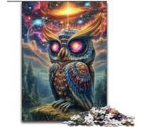 Puzzles pour Adultes 1000 Animaux fantastiques hiboux, adaptés aux 14 Ans et Plus, Jeux éducatifs à Domicile, Jouets à Faire soi-même, œuvres d'art, Cadeau (Taille 50x75cm)