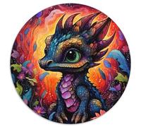 Puzzles pour Adultes 1000 Art Dragon Baby 1000 pièces, Jeu Familial interactif, décoration d'intérieur à Faire soi-même, Cadeau de défi cérébral (67,5 x 67,5 cm)