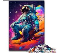 Puzzles pour Adultes 1000 astronautes artistiques, Jeu de réflexion pour Adolescents, pour Une soirée de Jeux en Famille (Taille : 50x75cm)