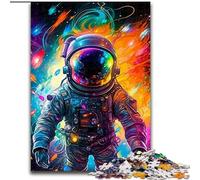 Puzzles pour Adultes 1000 astronautes artistiques, Jeu Familial interactif, pour Les fêtes, Jeu d'activités familiales (Taille : 50x75cm)
