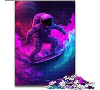 Puzzles pour Adultes 1000 astronautes surfeurs, Jouets de Divertissement Familial, idéal comme Cadeau pour Toute la Famille à partir de 14 Ans (Taille 50x75cm)