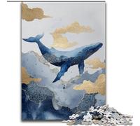 Puzzles pour Adultes 1000 Baleines mystérieuses, pour Les 14 Ans et Plus Décoration d'intérieur comme Cadeau pour Toute la Famille et Les Amis (Taille 50x75cm)