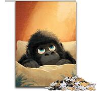Puzzles pour Adultes 1000 bébés chimpanzés, éléphants, Jeu intellectuel, Cadeau d'anniversaire, décoration Murale pour Les 14 Ans et Plus (Taille 50x75cm)