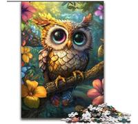 Puzzles pour Adultes 1000 bébés hiboux, pour Les 14 Ans et Plus Décoration d'intérieur comme Cadeau pour Toute la Famille et Les Amis (Taille 26x38cm)