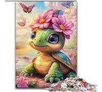 Puzzles pour Adultes 1000 bébés Tortues, Anti-Stress, défi Difficile, Cadeaux du Père Noël Secret, à partir de 14 Ans (Taille 26x38cm)
