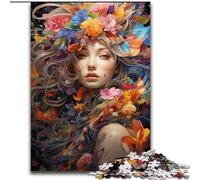 Puzzles pour Adultes 1000 Belles Femmes colorées Puzzles en Carton Taille 26x38cm Cadeau Parfait pour la fête des mères, Les Anniversaires, Noël