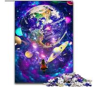 Puzzles pour adultes 1000 Beyond The Stars en bois, idée cadeau unique pour une décoration d'intérieur DIY 50x75cm, parfaits pour la décoration intérieure, les anniversaires, les fêtes et les cadeaux.