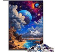 Puzzles pour Adultes 1000 Blood Moon, Jouets de Jeu, Chaque pièce est Unique - Jeu Familial Stimulant et Amusant pour Les 14 Ans 26x38cm