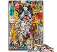 Puzzles pour Adultes 1000 Boxer Dog Family Game Stress Relief Difficult Challenge Secret Santa Gifts 26x38cm