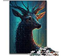 Puzzles pour Adultes 1000 Cerfs mythiques de la forêt, Jouets de Divertissement Familial, idéals comme Cadeaux pour Toute la Famille à partir de 14 Ans (Taille 50x75cm)