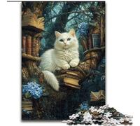 Puzzles pour Adultes 1000 Chats endormis sur Une étagère, Jeu Familial, décoration d'intérieur Unique et Cadeaux pour Les 14 Ans (Taille 26x38cm)