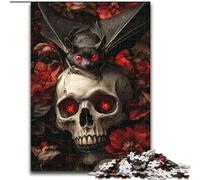 Puzzles pour Adultes 1000 Chauves-Souris et squelettes, Jeu intellectuel sur Le thème des éléphants, Cadeau d'anniversaire, décoration Murale pour Les 14 Ans et Plus (Taille 26x38cm)
