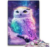 Puzzles pour Adultes 1000 Chouettes néon Un défi à relever, mais Amusant et Humoristique, des Cadeaux d'anniversaire et des Cadeaux Uniques 50x75cm