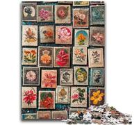 Puzzles pour Adultes 1000 collages de Plantes et de Fleurs Convient aux 14 Ans et Plus Jeux familiaux Offrez des Cadeaux pour Toute la Famille 26x38cm