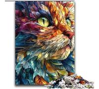 Puzzles pour Adultes, 1000 coloriages de Chats, pour stimuler Le Cerveau, Jouets addictifs pour cultiver la Patience, Collection d'artistes, Beaux-Arts, 38x52cm