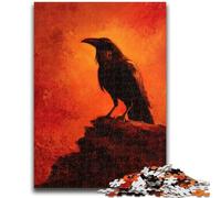 Puzzles pour Adultes 1000 Corbeaux Convient aux 14 Ans et Plus Jeux familiaux Offrez des Cadeaux pour Toute la Famille 50x75cm