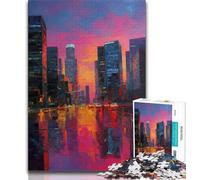 Puzzles pour Adultes 1000 couchers de Soleil, Aidez Le Cerveau à exercer des Jouets addictifs pour cultiver la Patience, décoration Parfaite (75x50cm)