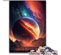 Puzzles pour Adultes 1000 Couleurs Planète en Bois, pour Adolescents à partir de 14 Ans, décoration d'intérieur 50x75cm, Cadeau d'anniversaire idéal