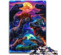 Puzzles pour Adultes 1000 Dinosaures pour Jeu éducatif, Jouet de défi, idéal comme Cadeau pour Toute la Famille 26x38cm
