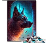 Puzzles pour Adultes 1000 fables de Berger Allemand, Jeu Familial Anti-Stress, défi Difficile, renforce l'amour Entre Couples (Taille 50x75cm)