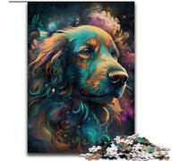 Puzzles pour Adultes 1000 fables sur Le Chien Golden Retriever Puzzles Difficiles pour Adultes Taille 50x75cm Activité familiale, décoration d'intérieur DIY, Cadeau de Vacances
