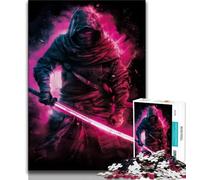 Puzzles pour Adultes 1000 Fantasy Ninja Warrior, Aidez Le Cerveau à exercer des Jouets addictifs pour cultiver la Patience, décoration Parfaite (75x50cm)