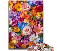 Puzzles pour Adultes 1000 Fleurs artistiques, idéal comme Cadeau pour Toute la Famille, à partir de 14 Ans, 50x75cm