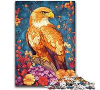 Puzzles pour Adultes 1000 Flower Eagle pour 14 Ans et Plus Jeu de réflexion pour Adultes et Adolescents 26x38cm