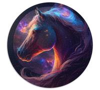 Puzzles pour Adultes 1000 Galaxy Horse Puzzle 1000 pièces Puzzle Cadeau de Vacances Parfait pour Noël, Halloween, Pâques, Nouvel an 67,5 x 67,5 cm