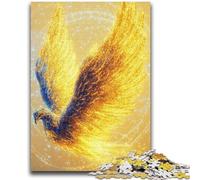 Puzzles pour Adultes 1000 Golden Phoenix 1000 pièces pour Adolescents, Jouets éducatifs Anti-Stress, Cadeaux pour Amis et Famille (38x26cm)
