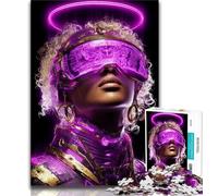 Puzzles pour Adultes 1000 Guerriers néon, Aidez Le Cerveau à exercer des Jouets addictifs pour cultiver la Patience Collection d'artistes, Beaux-Arts (75x50cm)