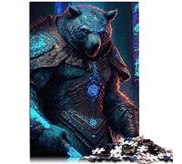 Puzzles pour Adultes 1000 Guerriers Ours Astral Puzzle en Bois Puzzle éducatifJeu Familial 50x75cm