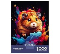Puzzles pour Adultes 1000 Guinea Pig Puzzle pour Adolescents, mais Amusant Et Humoristique. Liste De Souhaits avec Le Père Noël. Cadeaux d'anniversaire Et De Noël Uniques 38x26cm/1000pcs