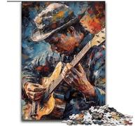 Puzzles pour Adultes 1000 guitaristes, Aidez Le Cerveau à exercer des Jouets addictifs pour cultiver la Patience Décoration Parfaite 38x26cm