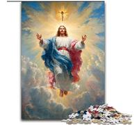 Puzzles pour Adultes 1000 Jésus, pour Les 14 Ans et Plus Chaque pièce est Unique - Jeu Amusant et Stimulant pour Toute la Famille Bon Cadeau (Taille 50x75cm)