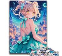 Puzzles pour Adultes 1000 Jeux éducatifs Cosmic Wolf Décoration de la Maison Jeu éducatif pour Anniversaire, Noël 50x75cm